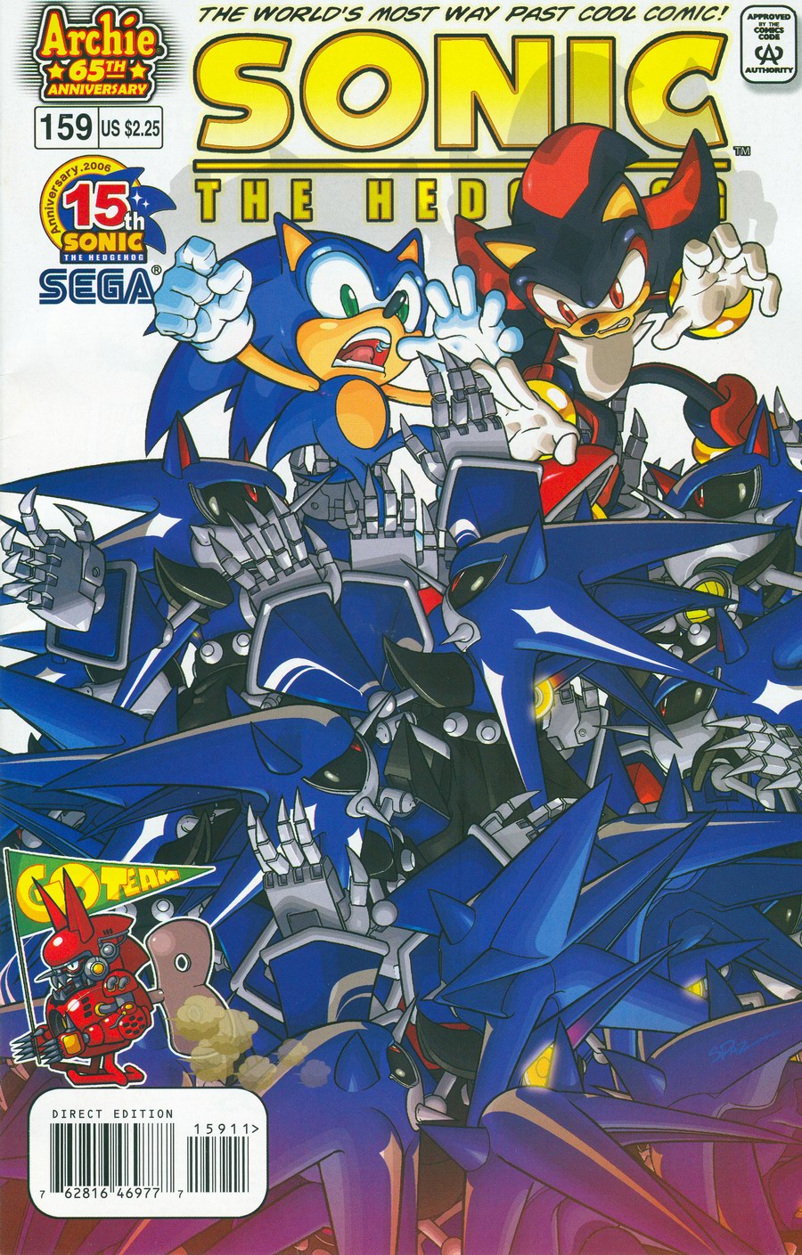 Sonic - Archie Adventure Series April 2006 Comic cover page
